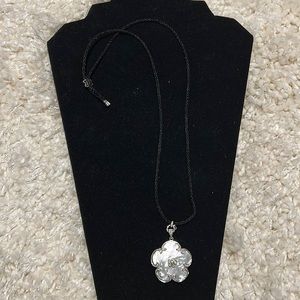 Sterling Silver Flower Necklace